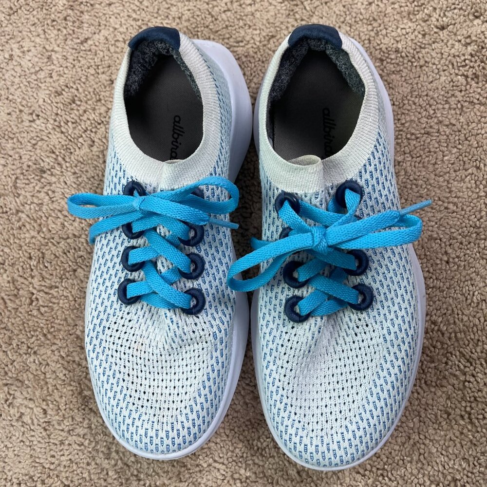 Allbirds Sneakers Womens 8 Blue Tree Dasher Casual Travel Lightweight Shoe - Picture 2 of 7